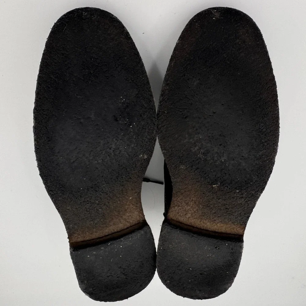 Johnston & Murphy Black Leather Copeland Chukka Boots Memory Foam Size 9M